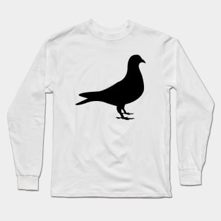 Pigeon Silhouette Long Sleeve T-Shirt